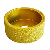 funtasica Concrete Grinding Wheel Edge Profile Sanding Disc Parallel Side Dry Vacuum Brazed Grinding Wheel Disc for Angle Grinders Rock 30mm