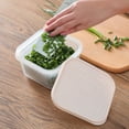 thumbnail image 4 of tredstone PP Drain Sealed Crisper Fruit Fresh Containers Case Food Fridge Storage Box Kitchen Supplies, 4 of 8