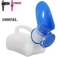 thumbnail image 2 of Unisex Potty Urinal for Car, Urinal for Men and Women, Bedpans Pee Bottle, with a Lid and Funnel, Plastic Can for Car, Old Man, Child and Diabetes for Camping Outdoor Travel, 2 of 7