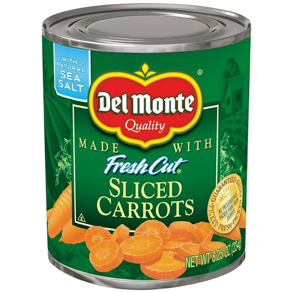 Del Monte Fresh Cut Sliced Carrots 8.25oz - Pack of 2