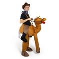 thumbnail image 3 of ADULTS: Dress-Up-America Ride A Horse Costume for Adults - Western Cowboy Horse Costume - Plush Animal Horse Riding Jumpsuit Costume for Men, 3 of 3