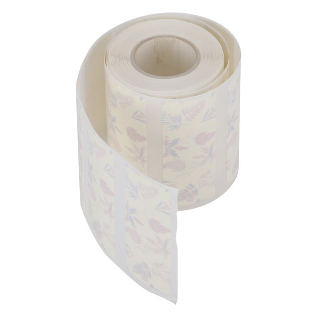 Thermal Label Printing Sticker Label, Leaf Pattern Thermal Label Paper, For School Office Supplies ANGGREK Thermal Print Paper