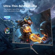 Sealan 27inch Curved Gaming Monitor 2k QHD(2560*1440) 165HZ,1800R ,99% sRGB , AMD FreeSync Premium Display, Eye Care, HDMI 3ms MPRT - Ideal for Gaming & Entertainment