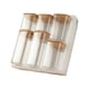 thumbnail image 1 of Tarros de vidrio transparente para almacenamiento de alimentos, tapa de bambú, organizador de despensa a prueba de fugas para almacenamiento de té y, 1 of 9