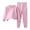 Pink, variant on Odeerbi Infant Boys Girls Fleece Long Johns Fall Winter Thermal Underwear Set Cute Pajamas Children's Casual Sweatshirt Two Piece Pajama Sets Infant Clothes Dark Blue