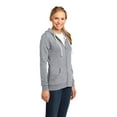 thumbnail image 4 of District Womens Core Fleece Full Zip Hoodie, 4 of 5