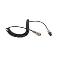 thumbnail image 4 of Cable de extensión de micrófono de radio de 4 pines después de estirarlo 150 cm/59,06 pulgadas, diseño de resorte, macho a hembra, piezas de repuesto, 4 of 10