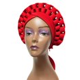 thumbnail image 1 of Chapeau Large Bande Réglable Style Africain Turban pour Noël, 1 of 6