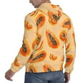 thumbnail image 3 of Hoodies for Men - Tropical fruit Papaya Long Sleeve Comfrt Men'S Fashion Hoodies & Sweatshirts, Sweatshirts for Men Hoodies Pullover Clothing Clothes with Pouch, 3 of 7