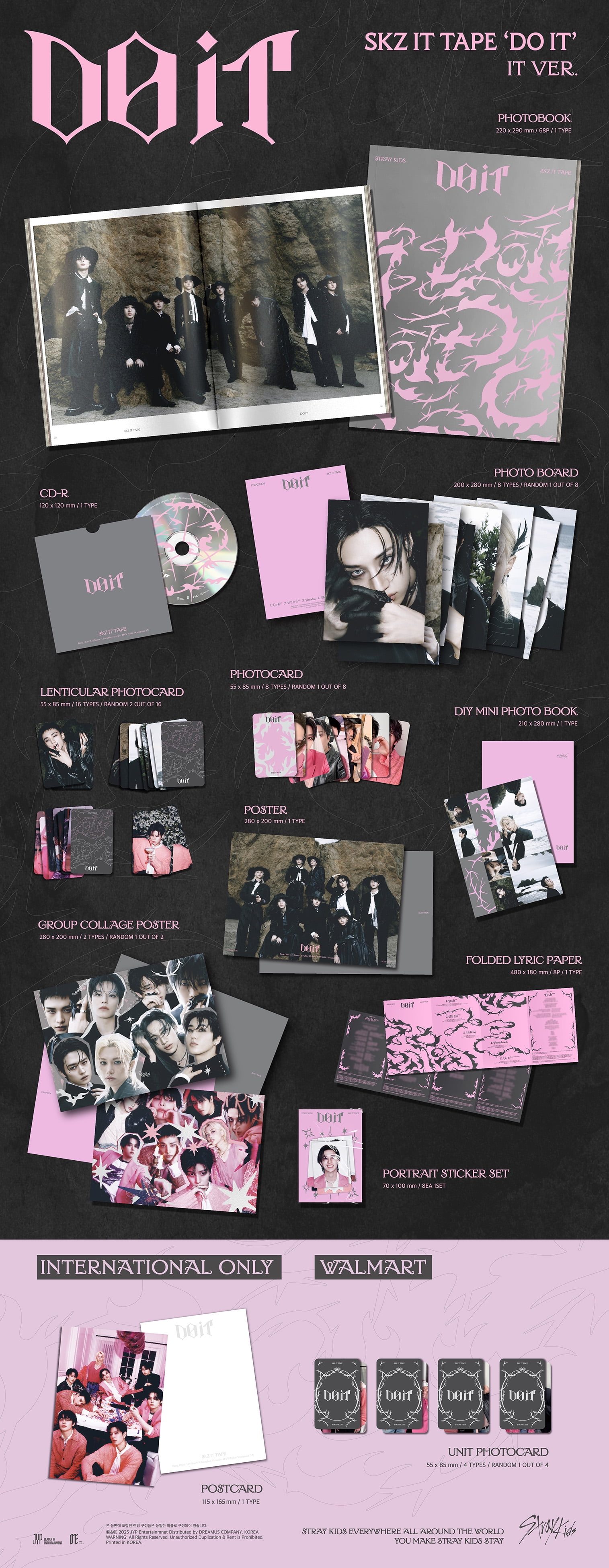 Stray Kids - SKZ IT TAPE DO IT (IT VER.) (Walmart Exclusive