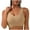 Beige, variant on Sports Yoga Bra for Women Seamless High Support Bras Workout Running Tank Wirefree full Coverage Bralettes with Removeable Pad