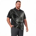thumbnail image 6 of Halloween Print Big and Tall Golf Shirts for Men Moisture Wicking Men's Polo Shirts Business Casual Mens Polo Shirt Summer Basic Relaxed Fit Short Sleeve Polo Shirt Gray 7XL, 6 of 6