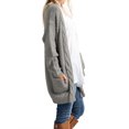 thumbnail image 4 of VERABENDI Women's Sweaters Cardigan Casual Long Sleeve Front Open Thick Chunky Cable Knit With Pockets (S M L XL), 4 of 9