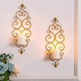 thumbnail image 4 of Gold - Set of 2 Wall Lamps Sconces Metal Wall, Sconces for Wall Bedroom Bathroom Living Room Decoration,.([HK]), 4 of 5
