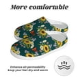 thumbnail image 6 of Picia Sunflowers for Women's Lamb-hug Comfy Fleece House Slippers Memory Foam, Slip-on House Shoes Indoor Outdoor-39/40, 6 of 7