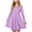Light Purple, variant on Xudanell Girls Long Sleeve Dress Kids Solid Color T Shirt Dress a Line Slim Fit Everyday Clothes 3-18 Years