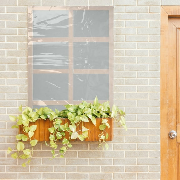 Pawsdot Insulating DIY Film Transparent Window Insulation Film for DIY Enthusiasts 1Set