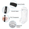 thumbnail image 4 of Uxcell Boots Storage Bag, Dust Proof Tall / Short Boots Carry Bags for Travel, Black White 2 Pack, 4 of 6
