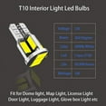thumbnail image 7 of 12V Super Bright 194 Led Bulb, 168 2825 W5W t10 Wedge Car Led Bulbs, 11SMD 5730 Chipset T10 Led Lights for Car Interior Dome Map Door Courtesy License Plate Lights, 10pcs, 7 of 7