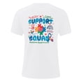 thumbnail image 5 of Telankuip Unisex Awareness Gift T Shirts for Men Womens Crew Neck Short Sleeve T-Shirt Loose Comfortable Breathable Summer Casual Graphic Tee Tops Streetwear White XS, 5 of 6