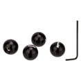thumbnail image 1 of 4 Pcs Embouts de Câble Internes er de Frein de Vélo Pièces à Sertir Noir, 1 of 8