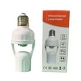 thumbnail image 2 of BTOER Support d'Ampoule à Détecteur de Mouvement Intelligent E27 PIR Adaptateur de Capteur d'Induction Support de Lampe LED, 2 of 8