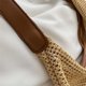thumbnail image 5 of Bolso hueco tejido para mujer, de hombro de gran capacidad, de compras portátiles, 5 of 8