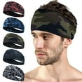 thumbnail image 7 of Sweatband Headband for Sports, Stretchable Moisture Wicking, Running Yoga Gym, Anti Bacterial Polyester, Unisex Design, 7 of 7
