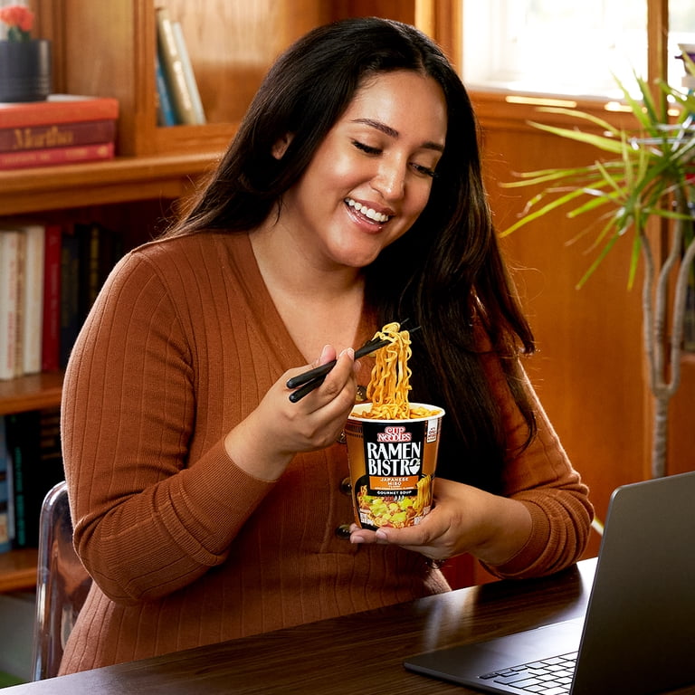 Nissin Cup Noodles Ramen Bistro Ramen Noodle Soup, Japanese Miso