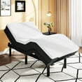thumbnail image 3 of SHA CERLIN Upholstered Twin XL Size Ergonomic Adjustable Bed Base Frame with Motor 1.0, Foot Incline & Wireless Remote Control, Zero-Gravity, 3 of 9