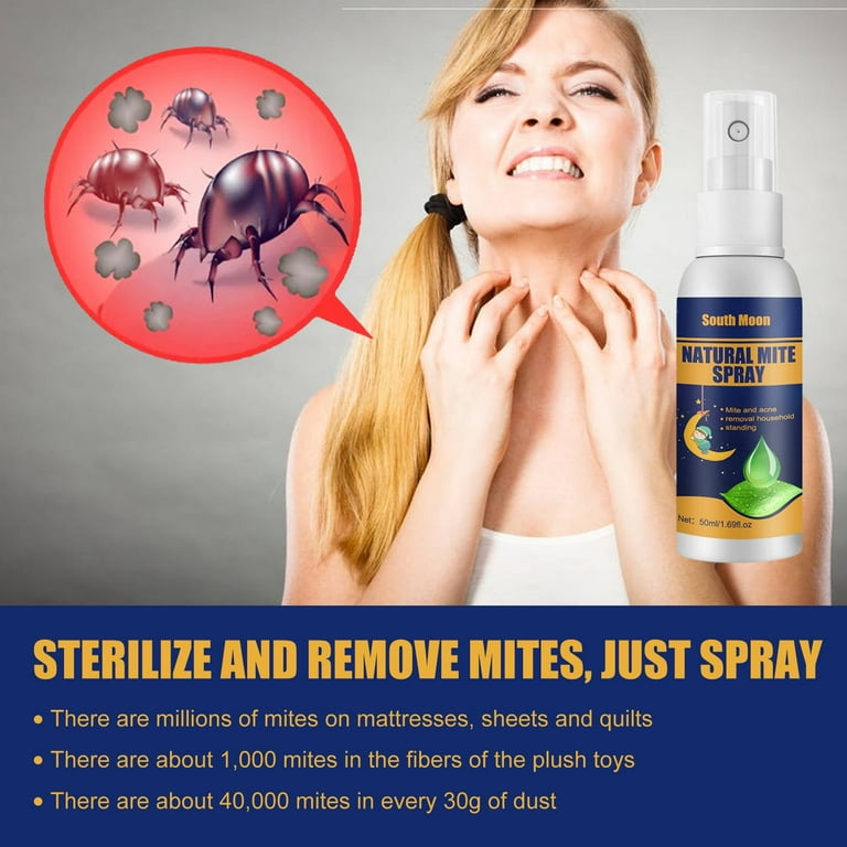 Mite Killer Spray, Bed Bug Dust Mite Killer Natural Spray - Main Image