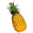 thumbnail image 1 of fastboy Modern Artificial Pineapple artificial Fruit Figurine Plant Decor Yellow 21x8cm, 1 of 5