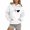 White, variant on Lightweight Casual Sweatshirt plus Size Hoodies Women Blank Sweat Shirts for Women Womens Casual Pullover Tops Snap Hoodie Men's And Women's Letter Printed Starry Sky Hooded Sweatshirts Red L