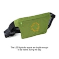 thumbnail image 4 of Eigraketly Control remoto inalámbrico LED Luminoso Señal de giro Riñonera Riñonera reflectante Riñonera impermeable para correr Riñonera para deportes Ciclismo Eigraketly OD004562-00, 4 of 6