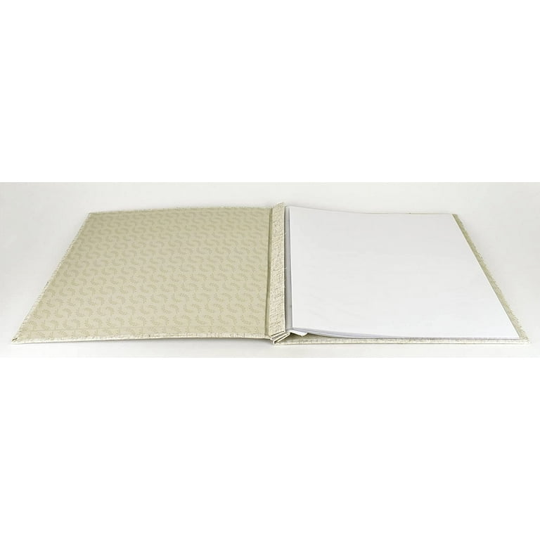 Gallery Leather Yarmouth 12 x 12 Scrapbook - Freeport Ivory