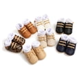 thumbnail image 2 of Baby Boys Leopard Lace-up Shoes Soft-soled Shoes and Socks 2 Piece, 2 of 8