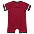 thumbnail image 2 of Newborn & Infant Colosseum Cardinal Arkansas Razorbacks Bumpo Football Logo Romper, 2 of 2