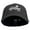 Black, variant on Hiking Man Typography Embroidered Low Profile Washed Flex Cap - Dk Olive OSFM