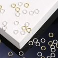 thumbnail image 7 of Alexcraft 1000Pcs Open Jump Rings 14K Gold Plated and Silver Round Rings Connector Clasp Rings Bulk for Jewelry Making Crafts Supplies Necklace Repair 4x0.7mm, 7 of 7
