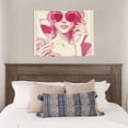 thumbnail image 4 of Kdxio Ace Of Diamonds Lady Wall Hanging Tapestries Banner For Bedroom College Dorm Home Living Room Party Decor 29X37 In, 4 of 8