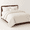 Cream White-waffle Texture-Queen (90"x90"), variant on Cream White-stripe Patchwork Queen (90"x90") Plush Fleece Comforter