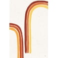 thumbnail image 2 of York, Leah 11x14 White Modern Wood Framed Museum Art Print Titled - Fall Rainbow II, 2 of 4