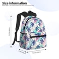 thumbnail image 2 of Balery Palm Leaves Mochila para Mujeres y Hombres, Mochila Ligera Casual para Viajes, Mochila Clásica Básica para la Universidad, 2 of 6