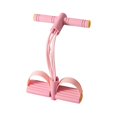 thumbnail image 2 of Ethern Foot Pedal Resistance Band Exercise Band Multifunction Full Body Workout Elastic Pink Six Tube, 2 of 9