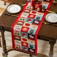 thumbnail image 5 of Kbndieu Christmas Table Runner Seasonal Winter Xmas Holiday Kitchen Dining Table Decorations for Home Party Indoor Room Decor, 5 of 7