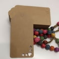 thumbnail image 6 of MLINS Kraft Paper Tags for Display Use Brown Color with Hole for Hanging Decoration 50 Pieces, 6 of 8