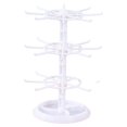 thumbnail image 1 of Guardoinrt ABS Large Capacity Jewelry Holder Organizer Rotating For Easy Access To Collection Keychain Necklace white, 1 of 1