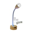 thumbnail image 2 of Abbracc RV Lampe de Lecture 3W 12V-24V Bleu Fonction de Mémoire de Veilleuse pour Camion de Lit Blanc, 2 of 9