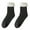 Solid Black, variant on Men's Slipper Socks with Grips Non Slip Soft Cozy Fuzzy Fleece Lined Socks for Cold Winter