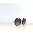 thumbnail image 3 of Miu Miu MiuMiu 06S 06 VYU-5D1 Gold Black Glitter Gray Gradient Sunglasses MU06SS, 3 of 5